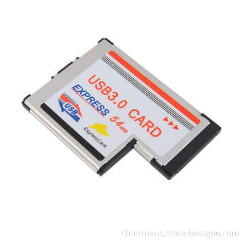 Dual USB Express Card/Adapter for Notebook, 54mm